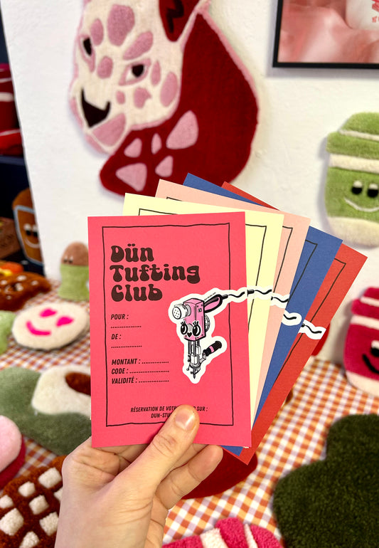 Carte cadeau - Atelier tufting