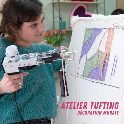 Initiation au tufting - Décoration murale